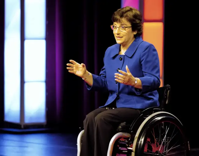 Rosemarie Rossetti speaking at TEDx.