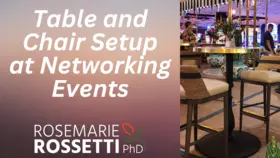 Table and Chair Setup at Networking Events